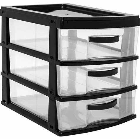 Caja organizadora de plástico (set de 3)